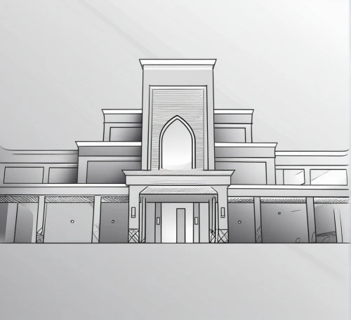 islamic architectural,al nahyan grand mosque,classical architecture,build by mirza golam pir,king abdullah i mosque,3d rendering,art deco background,temple fade,frame mockup,white temple,mortuary temple,school design,render,formwork,big mosque,grand mosque,background vector,mosques,movie palace,marble palace,Design Sketch,Design Sketch,Outline