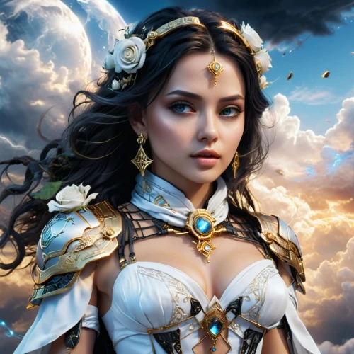 fantasy art,fantasy woman,fantasy picture,fantasy portrait,sorceress,the enchantress,priestess,mystical portrait of a girl,celtic queen,warrior woman,fantasy girl,aphrodite,celtic woman,heroic fantasy,goddess of justice,the sea maid,blue enchantress,wonderwoman,zodiac sign libra,fairy queen,Photography,General,Sci-Fi