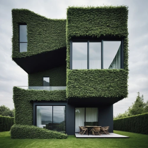 cubic house,cube house,green living,frame house,dunes house,cube stilt houses,modern architecture,grass roof,danish house,eco-construction,block of grass,residential house,greenery,modern house,housewall,garden elevation,eco hotel,house shape,tree house,timber house,Photography,Artistic Photography,Artistic Photography 12