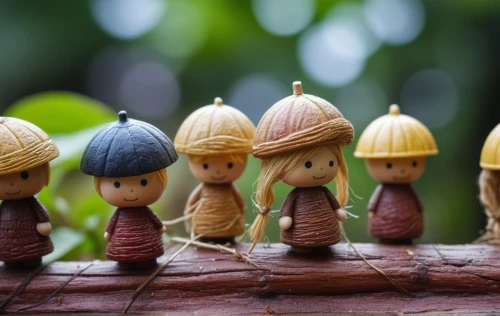 wooden figures,miniature figures,arrowroot family,little people,thatch umbrellas,chestnut mushroom,wooden toy,wooden toys,wooden spinning top,umbrella mushrooms,wooden christmas trees,marzipan figures,wood art,wood carving,forest mushrooms,mushroom landscape,brown mushrooms,wood angels,wooden pegs,mound-building termites,Photography,General,Cinematic