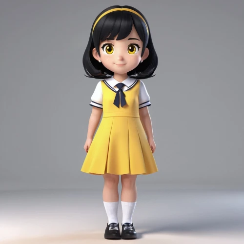 3d figure,azusa nakano k-on,doll dress,3d model,cute cartoon character,kotobukiya,doll figure,japanese doll,school skirt,matsuno,school uniform,anime 3d,japanese idol,anime japanese clothing,kantai collection sailor,sailor,yuzu,female doll,the japanese doll,dress doll,Unique,3D,3D Character