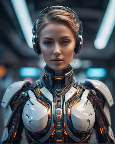 cyborg,valerian,ai,women in technology,artificial intelligence,echo,cybernetics,nova,scifi,futuristic,symetra,sci fi,sci - fi,sci-fi,chat bot,head woman,social bot,headset,operator,chatbot,Photography,General,Sci-Fi