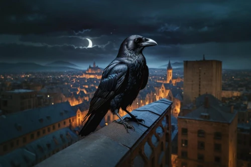 king of the ravens,corvidae,nocturnal bird,murder of crows,city pigeon,night bird,birds of prey-night,raven bird,peregrine,3d crow,calling raven,crows,black crow,corvus,crows bird,ravens,crow,black raven,jackdaw,crow queen