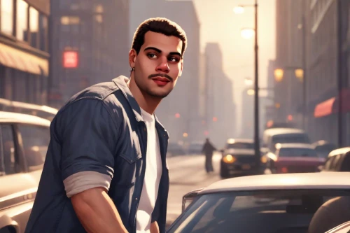 city ​​portrait,a pedestrian,game illustration,pedestrian,action-adventure game,digital compositing,world digital painting,animated cartoon,android game,game art,city car,automobile racer,city highway,street scene,shepard,sandro,sci fiction illustration,main character,3d albhabet,drive,Photography,Cinematic
