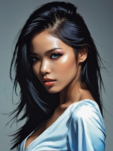 asian woman,mulan,vietnamese woman,digital painting,asian vision,asian semi-longhair,asian girl,portrait background,oriental girl,fantasy portrait,filipino,world digital painting,fashion vector,girl portrait,eurasian,oriental longhair,han thom,katniss,digital art,fashion illustration,Conceptual Art,Fantasy,Fantasy 06