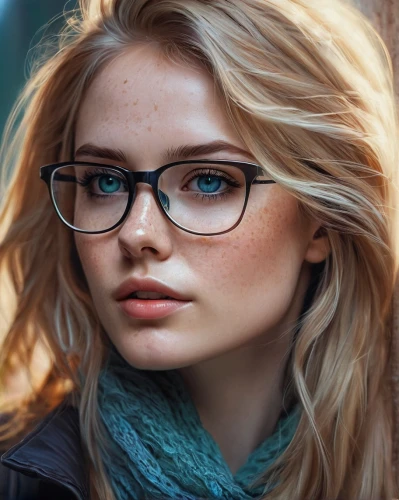 reading glasses,silver framed glasses,spectacles,with glasses,lace round frames,eye glasses,eyeglasses,glasses,smart look,color glasses,beautiful young woman,ski glasses,cool blonde,eye glass accessory,young woman,blonde woman,blond girl,specs,female beauty,model beauty,Conceptual Art,Fantasy,Fantasy 12