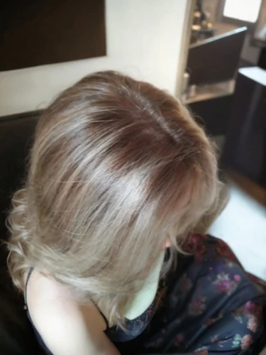 chignon,hair coloring,natural color,blond hair,layered hair,ringlet,hair,pin hair,short blond hair,brown,hairdressing,smooth hair,hairdressers,blonde,back of head,blond,caramel color,curtained hair,blond girl,champagne color