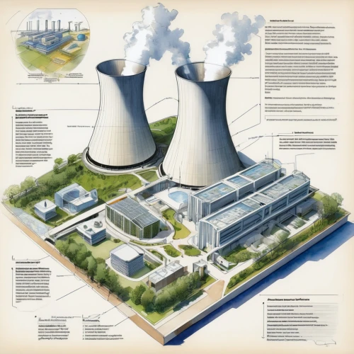 nuclear power plant,cooling towers,thermal power plant,nuclear power,coal fired power plant,nuclear reactor,combined heat and power plant,environmental pollution,power plant,lignite power plant,geothermal energy,environmental destruction,coal-fired power station,powerplant,energy centers,carbon footprint,environmental engineering,industries,chemical plant,energy production,Unique,Design,Infographics