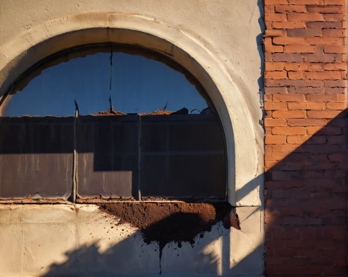 broken windows,old window,luxury decay,old windows,pointed arch,window frames,brickwork,decay,window,window front,dilapidated,urban landscape,stucco frame,front window,red brick,exterior mirror,window released,dilapidated building,the window,archway,Conceptual Art,Daily,Daily 12