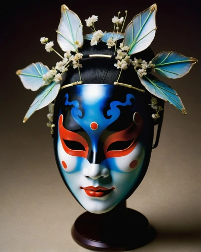 venetian mask,peking opera,taiwanese opera,japanese art,diving mask,tribal masks,headdress,masquerade,geisha girl,wooden mask,geisha,masque,asian costume,coronavirus masks,flower bowl,beauty mask,chinese art,kokoshnik,headpiece,indian headdress,Unique,3D,Toy