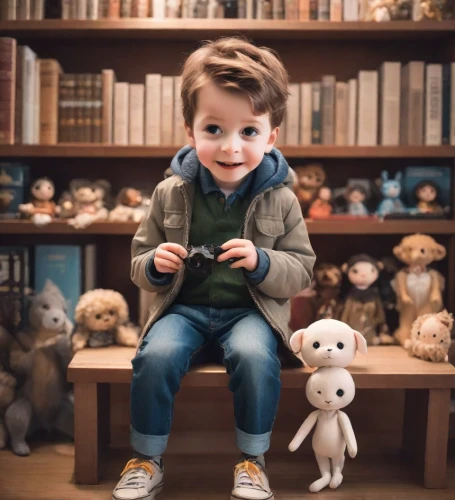 child with a book,baby playing with toys,3d teddy,monchhichi,child portrait,cuddly toys,children's background,children's toys,kids illustration,children toys,stuffed animals,children's photo shoot,photographing children,child playing,children's christmas photo shoot,little kid,doll figures,plush figures,baby toys,cuddly toy,Photography,Natural