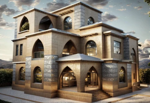 islamic architectural,iranian architecture,cubic house,build by mirza golam pir,persian architecture,house of allah,miniature house,two story house,3d rendering,model house,frame house,stone house,private house,cube stilt houses,architectural style,beautiful home,cube house,crooked house,house for rent,luxury home