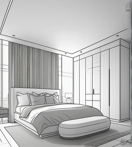 bedroom,modern room,sleeping room,guest room,canopy bed,loft,rooms,japanese-style room,room,empty room,apartment,guestroom,bed frame,an apartment,attic,penthouse apartment,sky apartment,danish room,interiors,dormitory,Design Sketch,Design Sketch,Outline