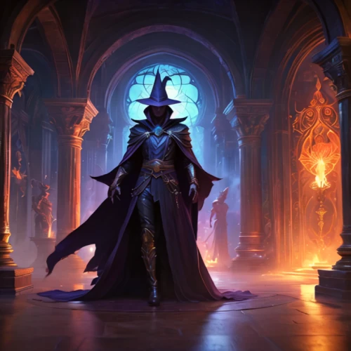 dodge warlock,magistrate,undead warlock,hall of the fallen,cg artwork,fantasy picture,magus,massively multiplayer online role-playing game,mage,heroic fantasy,fantasy art,wizard,debt spell,emperor,the collector,game illustration,art bard,sorceress,w 21,clergy