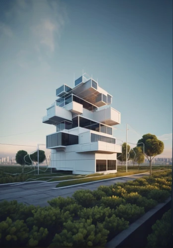 modern architecture,futuristic architecture,cubic house,futuristic art museum,modern building,modern house,3d rendering,residential tower,cube house,kirrarchitecture,arhitecture,dunes house,archidaily,render,contemporary,sky apartment,cube stilt houses,multi-storey,arq,architecture,Photography,General,Sci-Fi