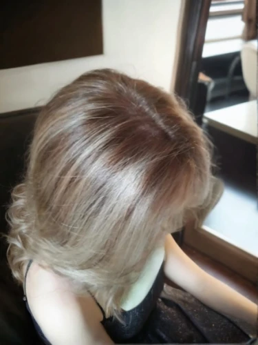 hair coloring,natural color,chignon,red-brown,brown,blond hair,ringlet,champagne color,caramel color,short blond hair,pin hair,blond girl,hair,blond,smooth hair,curtained hair,back of head,layered hair,hairdressing,blonde