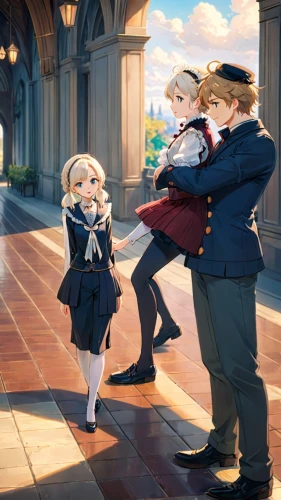 tsumugi kotobuki k-on,darjeeling,violet evergarden,heavy object,a family harmony,kawaii children,kantai,proposal,blessing of children,parents with children,poi,chibi children,prussian,little boy and girl,waltz,poppy family,serenade,happy family,family taking photos together,uruburu,Anime,Anime,General