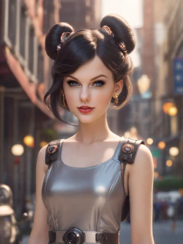 realdoll,female doll,retro girl,pompadour,kim,geisha,fashion doll,vintage girl,updo,cosmetic,retro woman,catwoman,hong,bun cha,princess leia,portrait background,50's style,widowmaker,doll's facial features,bouffant,Photography,Commercial