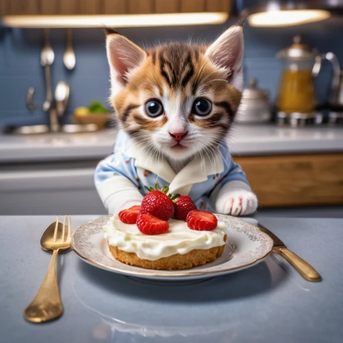 strawberry pie,tea party cat,strawberry tart,cute cat,fruit pie,butter pie,tart,pastry chef,caterer,tartlet,woman holding pie,tarts,shortcake,baby playing with food,cheesecake,pie,sweet dish,custard tart,domestic cat,spring pancake,Photography,General,Realistic