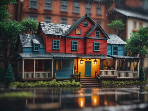 miniature house,wooden houses,little house,dolls houses,house by the water,lonely house,gingerbread house,wooden house,florida home,small house,row houses,the gingerbread house,apartment house,tilt shift,new orleans,model house,summer cottage,house with lake,gingerbread houses,doll house,Photography,General,Fantasy