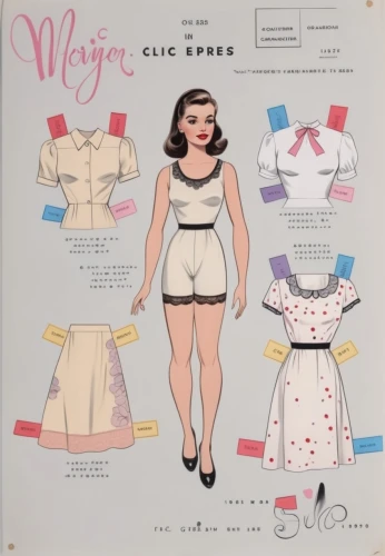 vintage paper doll,retro paper doll,sewing pattern girls,model years 1960-63,marylyn monroe - female,baby bloomers,women's clothing,baby clothes,vintage women,girdle,model years 1958 to 1967,retro 1950's clip art,retro women,vintage fashion,vintage clothing,baby clothesline,vintage labels,costume design,paper dolls,vintage girls,Unique,Design,Character Design