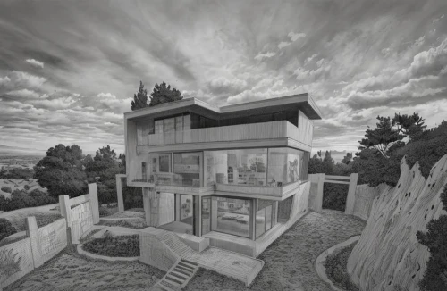 escher,cubic house,model house,house drawing,dunes house,cube house,inverted cottage,matruschka,sky apartment,timber house,escher village,3d rendering,lookout tower,lifeguard tower,syringe house,clay house,wooden house,pigeon house,habitat 67,summer house,Art sketch,Art sketch,Concept
