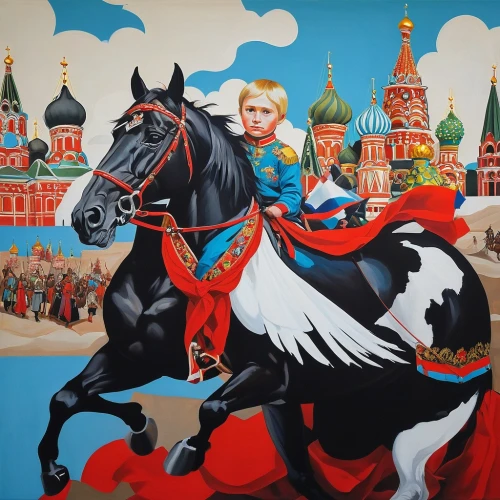 kremlin,cossacks,the kremlin,the red square,russian folk style,red russian,russia,red square,russian culture,cavalry,vladimir,saint basil's cathedral,khokhloma painting,putin,russkiy toy,petersburg,ussr,russian,saintpetersburg,moscow,Illustration,Realistic Fantasy,Realistic Fantasy 24