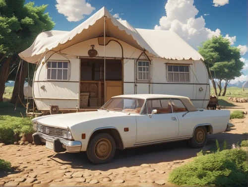 house trailer,mobile home,simca,teardrop camper,dacia,station wagon-station wagon,small camper,volvo amazon,retro vehicle,autumn camper,camper van isolated,2cv,restored camper,wooden car,little house,volvo 164,camping car,studio ghibli,small cabin,4cv,Photography,General,Realistic