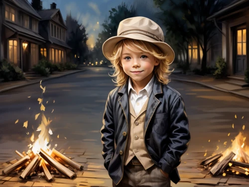 child portrait,kids illustration,chimney sweep,children's background,hatter,world digital painting,little kid,chimney sweeper,child with a book,kid hero,little boy,vintage boy and girl,digital compositing,little boy and girl,child in park,boys fashion,elementary,boy's hats,girl and boy outdoor,fire artist