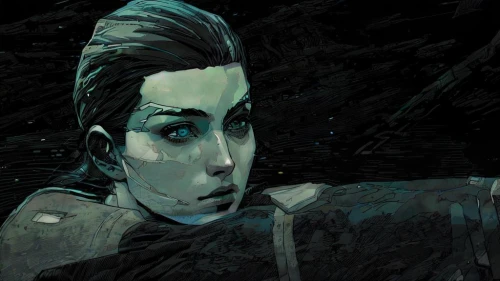 detail shot,widow's tears,under the water,widow,the man in the water,iceman,shepard,submerged,ghost catcher,quiet,submerge,sinking,fragment,below,huntress,teal digital background,walker,stranger,pierrot,underwater background,Art sketch,Art sketch,Comic