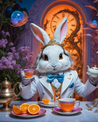 alice in wonderland,white rabbit,easter décor,deco bunny,easter theme,gray hare,easter bunny,peter rabbit,tea service,alice,tea time,easter brunch,easter rabbits,american snapshot'hare,tea party,easter decoration,white bunny,hare window,bunny,high tea,Conceptual Art,Fantasy,Fantasy 23