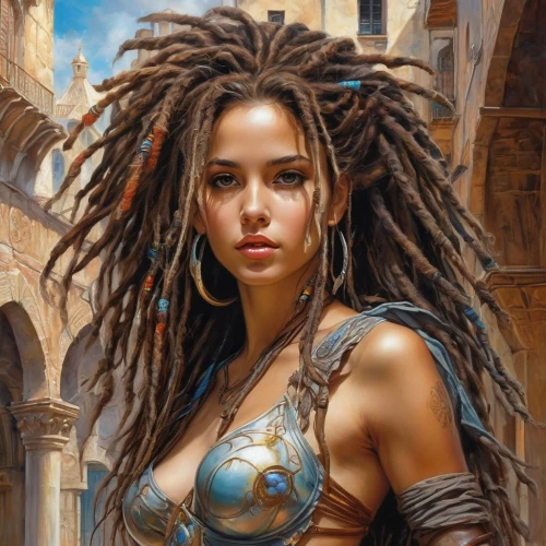 fantasy art,female warrior,fantasy portrait,warrior woman,african american woman,african woman,dreadlocks,polynesian girl,world digital painting,fantasy woman,cleopatra,arabian,ancient egyptian girl,fantasy picture,medusa,asian woman,girl in a historic way,native american,fantasy warrior,eurasian,Photography,Fashion Photography,Fashion Photography 26