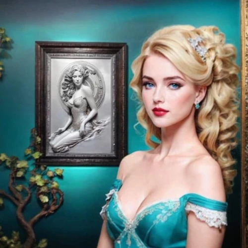 emile vernon,elsa,celtic woman,doll looking in mirror,cinderella,fantasy art,jasmine blue,painter doll,blonde girl with christmas gift,porcelain dolls,art painting,valentine day's pin up,pin up christmas girl,vintage makeup,christmas pin up girl,pin ups,fantasy portrait,pin-up girls,mermaid background,mazarine blue