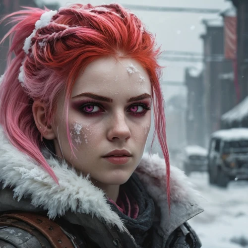 punk,nora,cyberpunk,punk design,renegade,full hd wallpaper,winterblueher,game art,mara,io,echo,streampunk,mohawk,piper,red skin,witcher,cyborg,concept art,huntress,vada,Photography,General,Fantasy