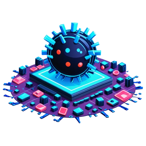 bot icon,robot icon,virus,biosamples icon,pixel cells,cog,plasma bal,minibot,cogwheel,vector ball,dribbble icon,spiny,isometric,lab mouse icon,cinema 4d,pixaba,hub gear,unknown virus,growth icon,vector illustration,Unique,3D,Isometric