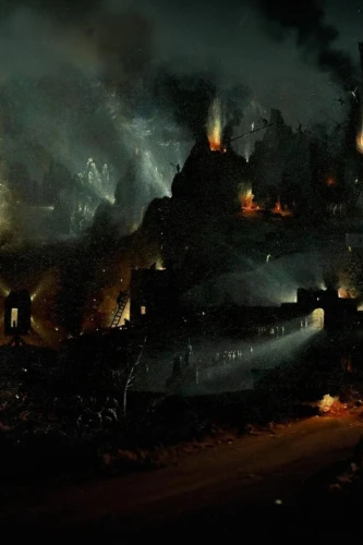 post-apocalyptic landscape,lost in war,apocalypse,verdun,destroyed city,post apocalyptic,warsaw uprising,war zone,concept art,battlefield,theater of war,apocalyptic,war,stalingrad,district 9,the wreck,mining facility,post-apocalypse,fire background,fire damage