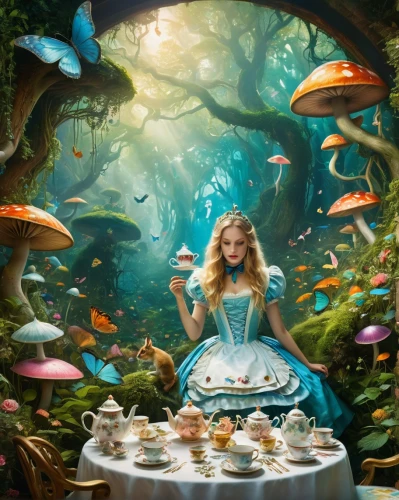 alice in wonderland,alice,wonderland,fantasy picture,cinderella,tea party,fairy world,fairy tale character,3d fantasy,tea zen,fantasia,fairy tale,fairy forest,a fairy tale,tea party collection,children's fairy tale,high tea,afternoon tea,fairy village,fairytales,Conceptual Art,Fantasy,Fantasy 05