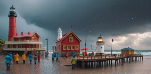 red lighthouse,galveston,electric lighthouse,scheveningen,tybee island,bodie island,warnemünde,lighthouse,hurricane irene,hurricane katrina,flood light bulbs,wooden pier,grand haven,light house,thunderstorm,boardwalk,hatteras,westerhever,sea storm,the storm of the invasion,Photography,General,Fantasy