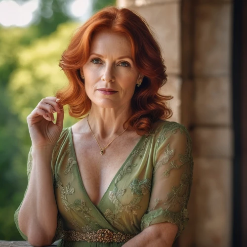 celtic woman,ginger rodgers,maureen o'hara - female,poison ivy,redheaded,a charming woman,florentine,celtic queen,tilda,queen anne,red head,rose woodruff,red-haired,in green,redheads,jackie matthews,ann margarett-hollywood,rhonda rauzi,redhair,green dress,Photography,General,Natural