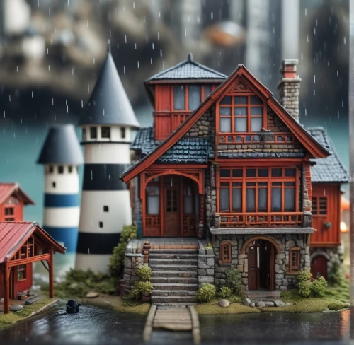 miniature house,dolls houses,wooden houses,little house,fisherman's house,model house,doll's house,doll house,house by the water,wooden house,the gingerbread house,small house,winter house,3d render,popeye village,crispy house,crooked house,building sets,houses clipart,lonely house,Photography,General,Fantasy