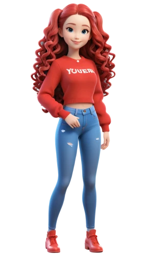 merida,3d figure,ariel,3d model,red-haired,barb,redhead doll,wanda,paprika,female doll,redhair,red head,barbie,she,redheads,plus-size model,doll figure,her,lilo,rapa rosie,Unique,3D,3D Character