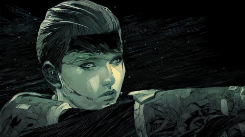 iceman,comic style,elvis,pompadour,ghost background,shepard,bandana background,background image,detail shot,cropped image,goldeneye,head icon,comic character,spaceman,ghost,sci fiction illustration,dark portrait,twitch icon,edit icon,bluesteel,Art sketch,Art sketch,Comic