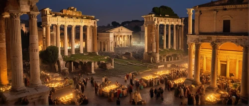 ancient rome,fori imperiali,rome night,rome 2,rome at night,temple of diana,roman forum,trajan's forum,eternal city,ancient greek temple,ephesus,athenian,the forum,roman ancient,forum romanum,foro romano,the ancient world,ancient city,greek temple,pompeii,Photography,General,Natural