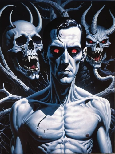 dracula,death god,daemon,devil,vanitas,venom,frankenstein,dark art,trioceros,death's-head,vampires,death head,dance of death,three eyed monster,ghoul,terminator,vampire,angel of death,devils,spawn,Conceptual Art,Fantasy,Fantasy 29