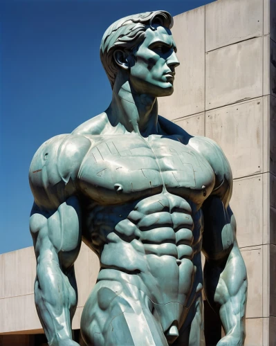 body building,body-building,statue of hercules,bodybuilder,muscular,bodybuilding,muscular build,muscle man,muscular system,poseidon,muscle angle,edge muscle,eros statue,triton,sculptor,the statue,fitness and figure competition,michelangelo,muscle icon,statue,Conceptual Art,Sci-Fi,Sci-Fi 23