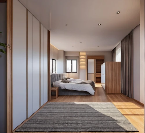 modern room,room divider,bedroom,japanese-style room,sleeping room,guest room,hallway space,hoboken condos for sale,penthouse apartment,3d rendering,loft,great room,hardwood floors,wooden floor,sky apartment,danish room,shared apartment,wood floor,sliding door,modern decor,Photography,General,Realistic