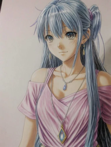 colored pencil,copic,chalk drawing,color pencil,pencil color,color pencils,crayon colored pencil,coloured pencils,aqua,colour pencils,colored pencils,colored pencil background,watercolor pencils,pastel paper,frula,lotus art drawing,necklace,girl drawing,lechona,playmat
