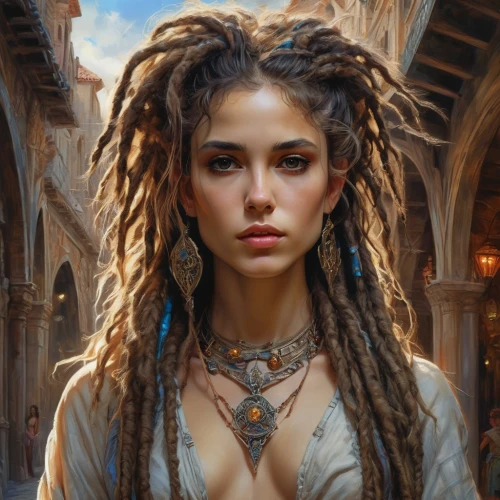 fantasy portrait,fantasy art,medusa,romantic portrait,mystical portrait of a girl,fantasy woman,cleopatra,dreadlocks,the enchantress,artemisia,gypsy hair,warrior woman,priestess,fantasy picture,female warrior,girl in a historic way,arabian,woman portrait,young woman,celtic queen,Photography,Fashion Photography,Fashion Photography 01