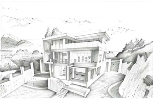 house drawing,house in mountains,maya civilization,treehouse,eco-construction,tree house hotel,stilt house,inverted cottage,coloring page,timber house,house in the mountains,tree house,house with lake,dunes house,concept art,3d rendering,chalet,construction set,cliff dwelling,japanese architecture,Design Sketch,Design Sketch,Pencil Line Art
