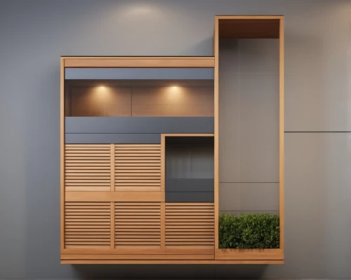 room divider,walk-in closet,storage cabinet,wooden mockup,armoire,sliding door,3d rendering,search interior solutions,wooden sauna,tv cabinet,bookcase,metal cabinet,wooden shelf,sideboard,wooden windows,wooden shutters,cupboard,cabinetry,hinged doors,modern decor,Photography,General,Realistic